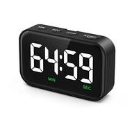 OQIMAX Digital Kitchen Cooking Timer, Digital Timer Battery Powered, Magnetic Countdown Count Up Timer with Large LED Display, Adjustable Brightness & Volume, for Cooking, Class, Work, Study, Sport