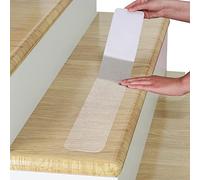 OQingluan Anti Slip Adhesive Tape, 60cm*15cm, 15pcs, Non Slip Stair Treads Transparent, High Traction Safety Tape, for Indoor and Outdoor Stairs, Treads, Protect the Elderly, Children, Pets