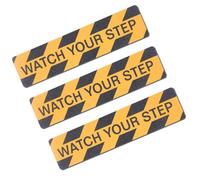 OQingluan Anti Slip Safety Grip Tape for Stairs, 15cm*60cm 3pcs, Non Slip Tape Improving Grip, High Traction Safety Tape, Hazard Caution Tape for Indoor and Outdoor, Black & Yellow