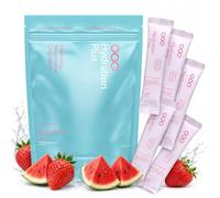 OQO® Hydration Plus Electrolyte Sachets | Zero Sugar Rehydration Powder | BCAAs, Vitamins B6 & B12 | Workouts, Travel & Daily Hydration | Strawberry Watermelon | 25 Sachets