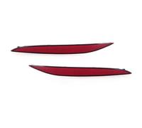 OQRDVVTT For Tesla For Model X 2015-2021 Car Rear Bumper Brake Light SHell Tail Turn Signal Reflector Fog Lamp Cover Car Rear Light Assemblies(Left and Right)