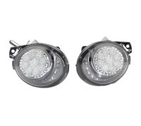 OQRDVVTT For VW For Passat B6 3C 2006 2007 2008 2009 2010 2011 9 LED Fog Lamp Car Front 9 LED DRL Fog Light Fog Lamp Car Front Bumper Fog Light