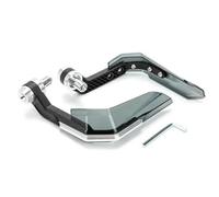 OQRDVVTT Motorbike Handguards Universal Protector Modification Protective Gear CNC Aluminum Alloy Motorbike Hand Guard Handguard Shield Windproof Motorbike Handgrip Guard(Silver)