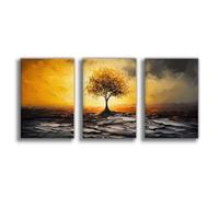 OQUAJK Amber Loneliness in The Twilight Canvas Poster Wall Art Decor Print Picture Paintings for Living Room Bedroom Decoration 24x36inch(60x90cm)