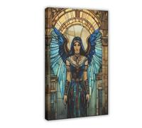 OQUAJK Goddess Nephthys Poster Canvas Poster Wall Art Decor Print Picture Paintings for Living Room Bedroom Decoration 12x18inch(30x45cm)
