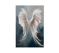 OQUAJK Poster Angel Wings Canvas Poster Bedroom Decor Landscape Office Room Decor Gift 16x24inch(40x60cm)