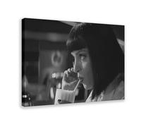 OQUAJK Pulp Fiction Poster Canvas Poster Bedroom Decor Landscape Office Room Decor Gift 12x18inch(30x45cm)