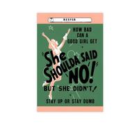 OQUAJK Should Have Refused Canvas Poster Bedroom Decor Landscape Office Room Decor Gift 08x12inch(20x30cm)