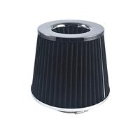 OQUGRHR 76mm Universal Performance High Flow Cone Air Intake Filter Black