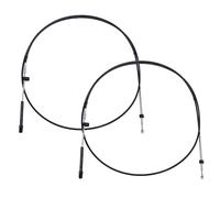 OQUQO 2pcs Boat Throttle & Shifter Cables - 600A Gen I Remote Control Set for Outboard Engines | Throttle & Shift Cable Replacements Compatible with Boat Outboard Motors (12FT)