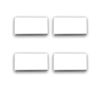 OQUYDEA 40-Pack Dry Erase Magnetic Labels - Waterproof, Eco-Friendly, Reusable Magnetic Name Tags for Classroom, Office, Cabinet, Whiteboard, Fridge & More (White, 2x4 inches)...