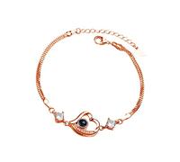 Or Bracelet Love Projection I 100 Love In Memory Jewelry Bracelet Different Anklet Languages You Heart Women's Bracelets Mens Digital Sports Watch (Rose Gold, One Size)