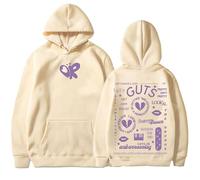 OR Butterfly Inspired Lack Girls' Style Hoodie, Cotton Stylish Hip-Hop Sweatshirt, Casual Durable Pullover women's men's hoodies (Beige,XS)