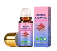 Or-Ganic Golden Castor Oil Roll-On With Rose Quartz, Body Oil After Shower