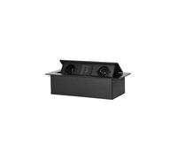 OR-GM-9034/B Flush Mount Socket 2x 230V 2P+E + Charger