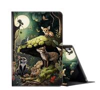 or iPad Air 5th/4th Generation Case 2022/2020 ipad Air 10.9 case,FUYOCWE PU Leather Multi-Angle Slim Stand Flip Smart Cover for iPad Air 5/4 Gen 10.9 inch-Forest Animal Party