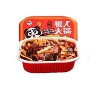OR-RIGHT Convenient Micro Hot Pot Lazy Self-Cooking Self-Heating Instant Self-Service Fast Food Spicy Portable Hotpot(Vegetable)350gX1Pack方便微火锅懒人自煮自热即食自助速食麻辣便携网红小火锅(素菜)350gX1盒