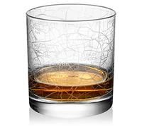 Or Something Rocks Whiskey Old Fashioned 11oz Glass Urban City Map London UK United Kingdom
