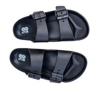 OR8 Wellness Plantar Fasciitis Orthotic Sandals with Arch Support, Heel Cup & Met Cushion. Stylish, Adjustable, Waterproof, Comfortable & Ultra-Lightweight (Black, Numeric_2)