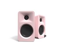 Kanto ORA 100W Powered Bi-amp Reference Desktop Computer Speakers w/ Bluetooth 5.0 & USB-C | 100Hz Crossover | Reference Quality Sound | Pair | Pink