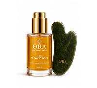ORĀ by SIMPLI BASIC The Glow Drops Facial Oil 30ml - Rosehip, Rose Otto & Saffron Face Oil for Hydrated, Radiant Looking Skin - Natural Botanical Facial Oil with Squalane & Jojoba