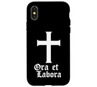 Ora Et Labora - Praying and Working - Catholic Case for iPhone X/XS
