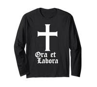 Ora Et Labora - Praying and Working - Catholic Long Sleeve T-Shirt