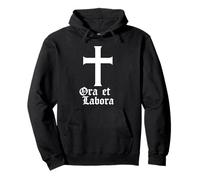 Ora Et Labora - Praying and Working - Catholic Pullover Hoodie
