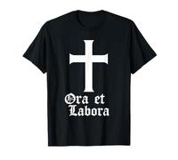 Ora Et Labora - Praying and Working - Catholic T-Shirt