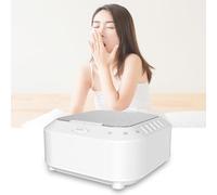 Ora Sound Machine Solfeggio Frequencies,White Noise Sound Machine,28 Soothing Sounds,Three Timing Modes, Ultra Long Battery Life, Soft Night Light,for Yoga, Meditation, Sleeping,Thinking (White)