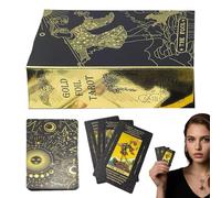 Oracle Card Deck, Beginner Tarot Game, 2.76×4.72 Inch Portable Tabletop Board with Guidebook for Travel Home Adults Men Women, Daily Safety Helper for Teens Family Friends Routine Spiritual Occult