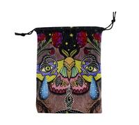 Oracle Card Storage with Velvet Lanyard Tarot Deck Accessories Compact Card Holder | Tarot Velvet Material for Almac