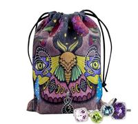Oracle Cards Bag - Oracle Cards Bag, Velvet Tarot Pouch | Reusable Tarot Bags with Drawstrings, Tarot Card Velvet Storage Bag, Oracle Cards Pouch, Storage Bag for Jewelry, Travel, Gift(13cmx18cm)