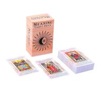 Oracle Cards Deck, 13x8x5cm Tarot Card Full English Version, Portable Archetype Divination Cards with Paper Instructions, Ideal for Beginners