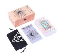 Oracle Cards Deck - Full English Tarot Cards for Divination | Portable Archetype Card with Paper Instructions, Ideal for, Spiritual Guidance, Halloween, and Mystical Readings
