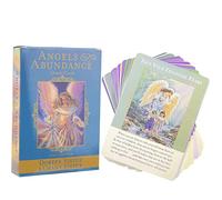 Oracle Cards Deck,Tarot Cards Deck,Angels of Abundance Oracle Cards,Tarot Cards and book for Beginners set 44-A