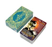 Oracle Cards, Tarot Cards, Sleek Design Intuitive Energy Compact Build Modern Aesthetics, Tarot Decks for Board Game, Fate Divination, Party Playing, 4.13 x 2.48 inches