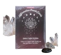 Oracle Deck | Self Motivation Card Game Set For Positive Affirmations | Inspirational Tarot Style Cards For Men Women Youth Elderly | For Beginners Fortune Reading Learning Guidance