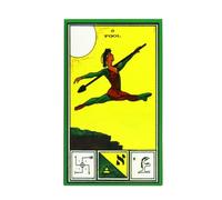 Oracle Deck, Tarot Cards, 78-Card English Printed Design Exudes Clear, Vivid Symbolism, Portable Paper Art Ideal for Wiccan Rituals and Immersive Divination Games