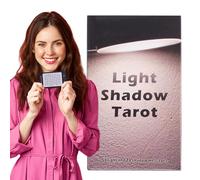Oracle Deck, Tarot Entertainment Set, Divination Game, Party Fortune Cards, Adult Mystic Tool, 78-Piece Kit, Spiritual Reading Board, Fate Discovery Cards, Portable Psychic for Men Women