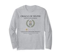 Oracle of Delphi Croesus Funny Greek History Long Sleeve T-Shirt