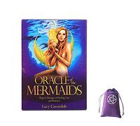 Oracle Of The Mermaids Cards,with bag,Firend Game,Fortune Telling Toys