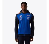 Red Bull Racing F1 Team, Official Castore 2026 Merchandise, Teamwear Hooded Full Zip Sweatshirt Jacket, Navy Blue and Racing Blue (UK, Alpha, XXL, Regular, Regular)
