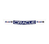 Oracle Red Bull Racing F1 2022 Mobil 1 Visor Strip, White and Navy
