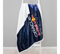 Oracle Red Bull Sherpa Back Blanket Fleece Formula One Throw 120cm x 150cm
