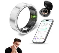 Oracle Smart Ring, 2025 New Colmi Smart Ring, Colmir02 Smartring Ip68 & 3atm Waterproof Fitness Tracker Smart Ring, 12-Day Battery Life, With Heart Rate, Sleep Monitoring, Step Counting (White,#12)