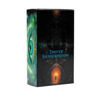 Oracle Tarot Cards, Sacred Kingdom Deck, Fate Divination with Board Game Cards, Entertainment Fun with Party Playing Accessories, Tarot Set, Spiritual Tools for Witch Beginners Adults