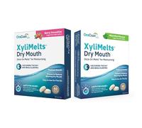 Oracoat XyliMelts Berry Smoothie & Mild Mint for Dry Mouth, (80 Count)