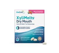 Oracoat XyliMelts for Dry Mouth Night Time or Day - Moisturizing Dry Mouth Adhering Discs Sugar Free with Xylitol 40 Count Berry Smoothie Flavor 8