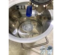 Oracra 26/20/19/8/5/3 Gal Large Vacuum Pressure Pot for Resin Curing, Stainless Steel Mold Degassing Chamber Sealer Kit, Vacuum Barrel Bubble Remover(8 Gallon/31L)